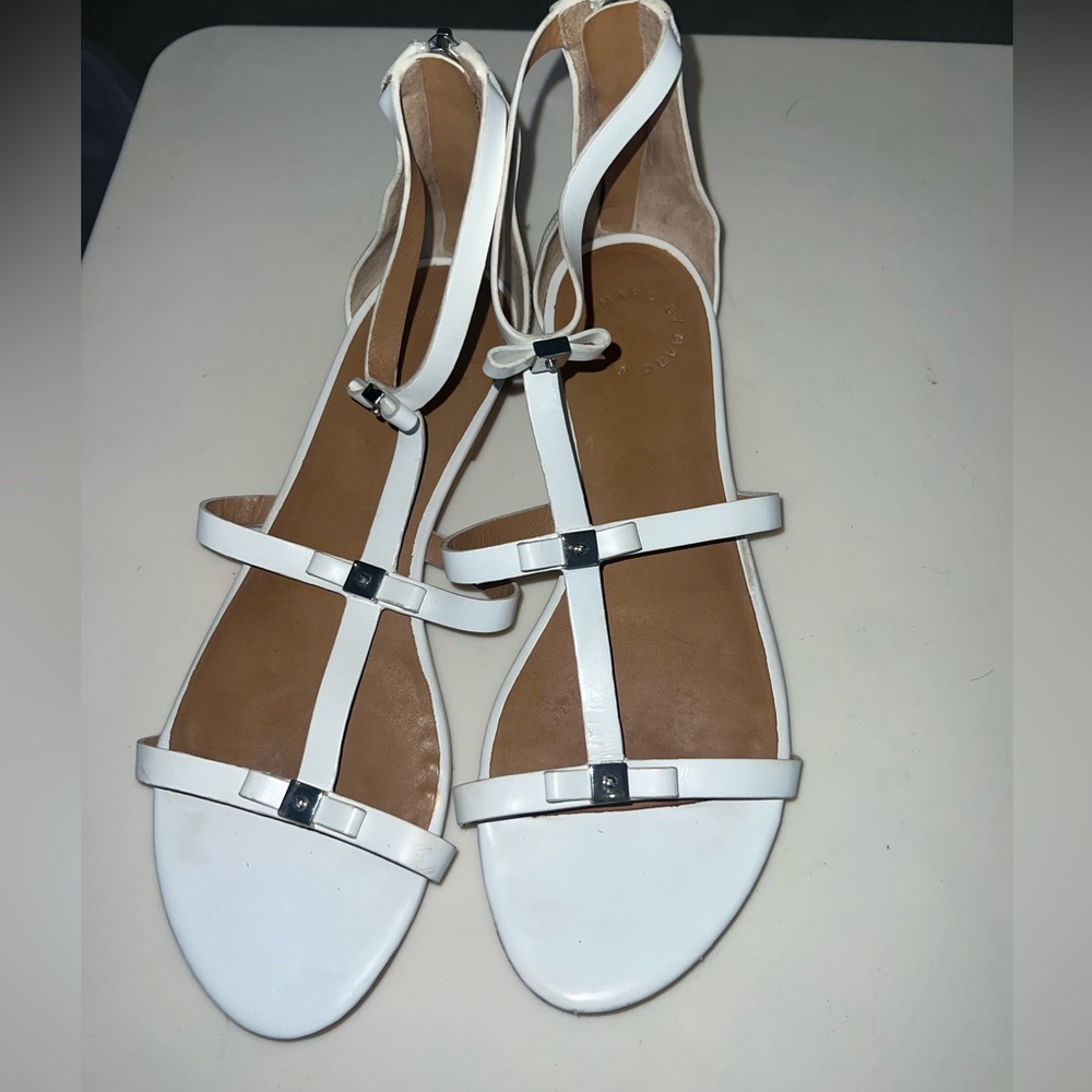 Marc Jacobs Elegant White Sandals size 39 - Picture 1 of 5